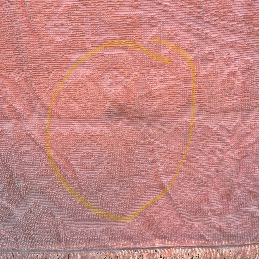 Vintage Morgan Jones Minuet Pink Bedspread Hobnail Candlewick Bedspread